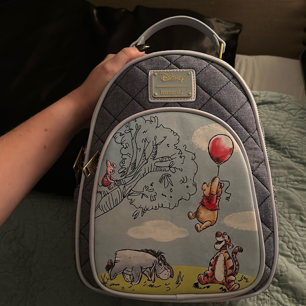 Brand new with tags still on denim Winnie the Pooh lounge fly!